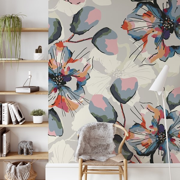 Fototapeten Blumenimpressionismus