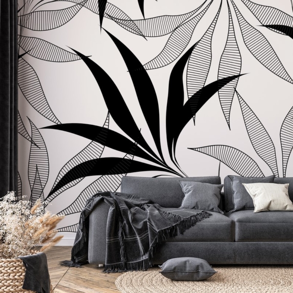 Fototapeten Grüner Minimalismus