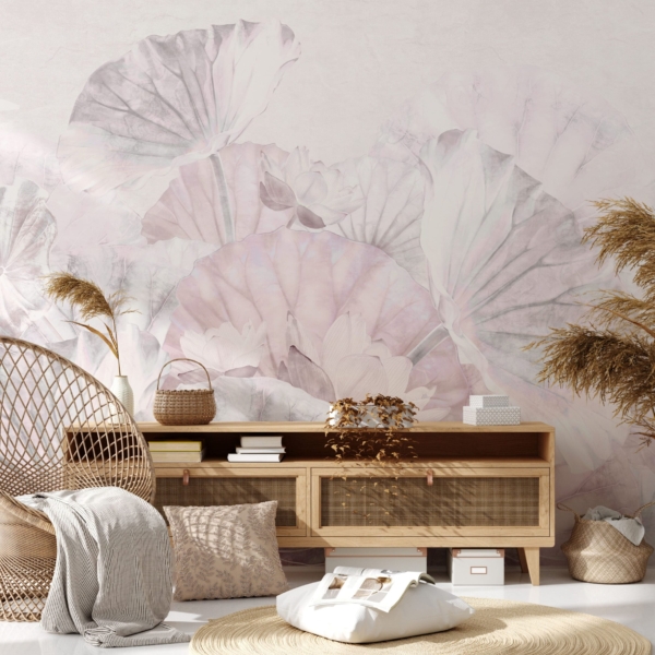 Fototapeten Berührung des Lotus