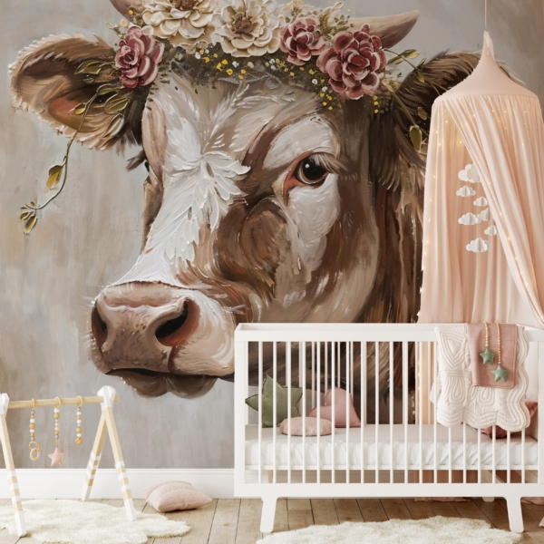 Fototapeten Blumenbeet