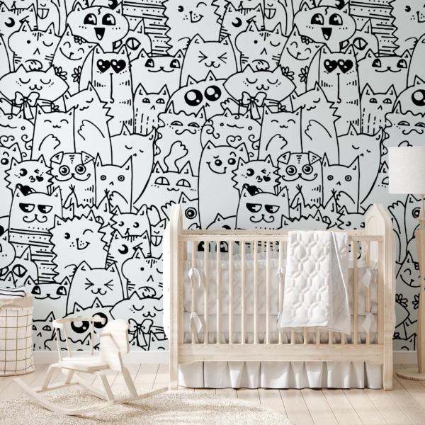 Fototapeten Katzenmenge