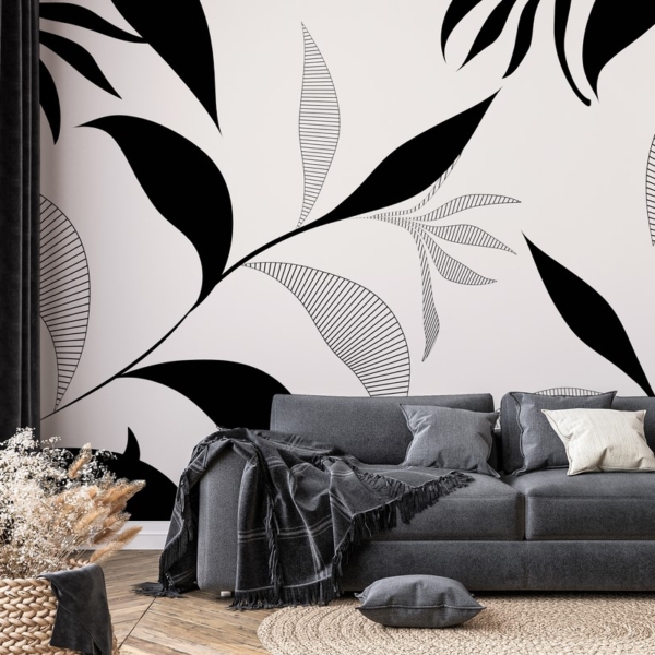 Fototapeten Blattkontrast