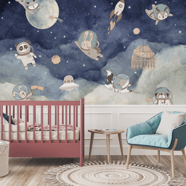 Fototapeten Weltraumtiere