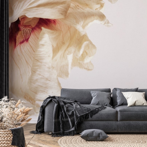 Fototapeten Wehende Blütenblätter