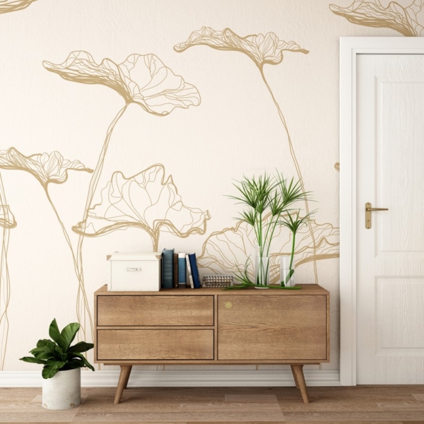 Fototapeten Blätterfächer