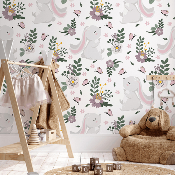 Fototapeten Verträumtes Häschen