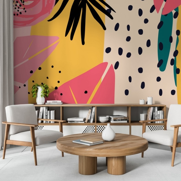 Fototapeten Farbenfrohe Abstraktion