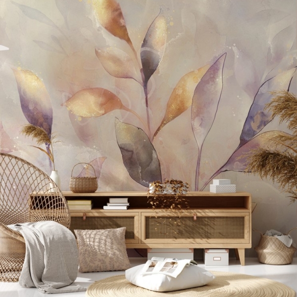 Fototapeten Blätter im Glanz