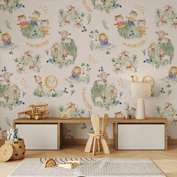 Fototapeten Märchenwiese für die Kleinen