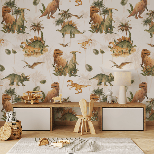 Fototapeten Dschungel-Dinosaurier