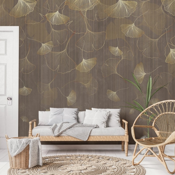 Fototapeten Glamour-Blätter