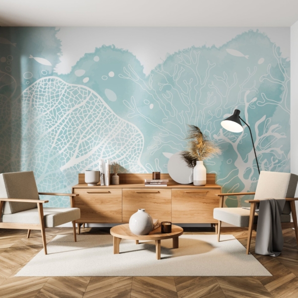 Fototapeten Seenebel