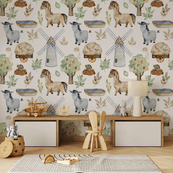 Fototapeten Verzauberter Bauernhof