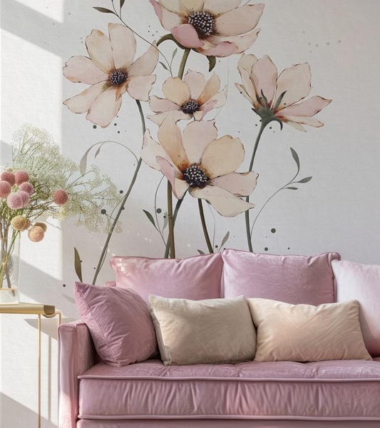 Fototapeten Blumenkomposition