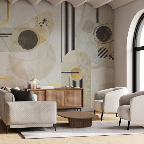 Fototapeten Geometrisches Flüstern