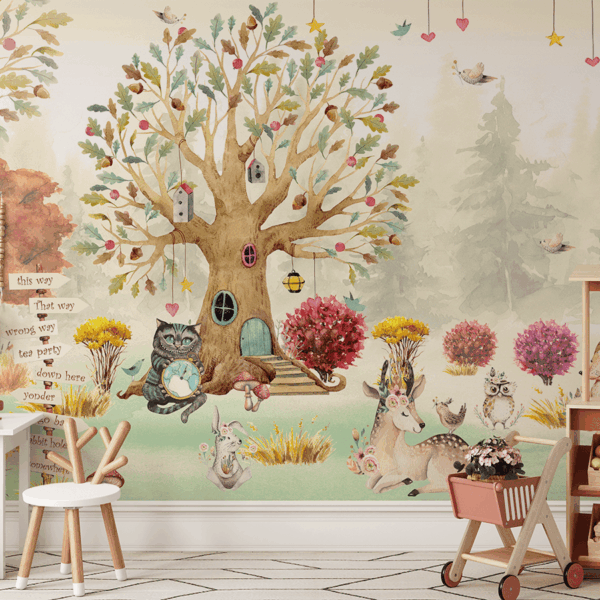 Fototapeten Verzauberter Wald der Träume