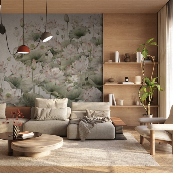 Fototapeten Seerosen