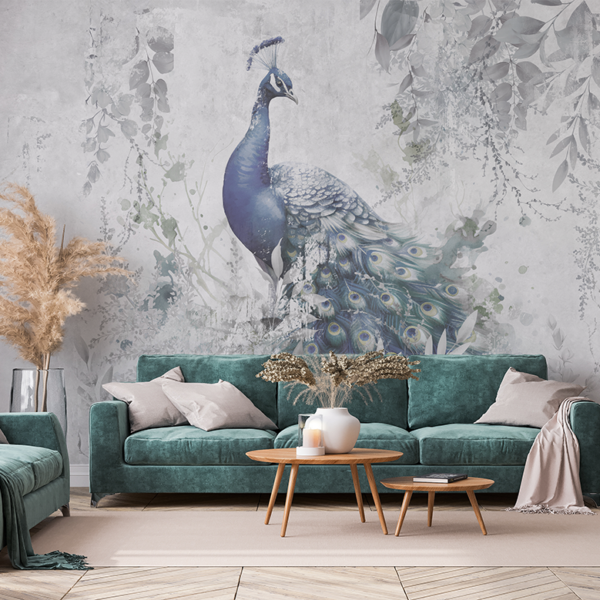 Fototapeten Pfauentraumlandschaft