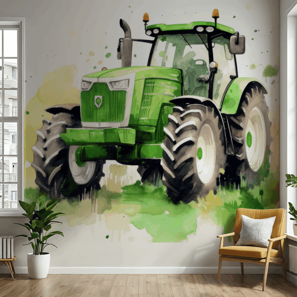 Fototapeten Grüner Titan des Feldes