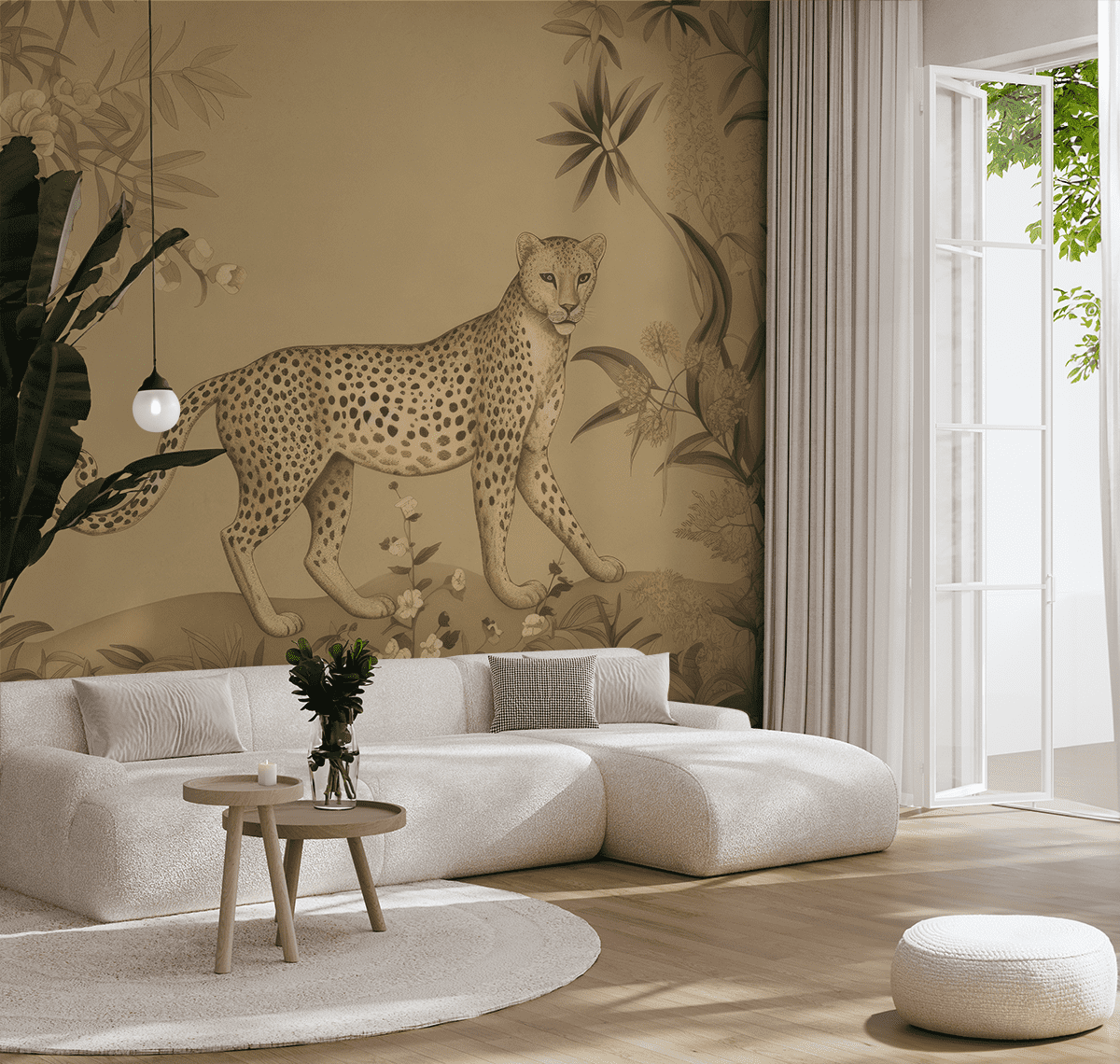 Fototapeten Gepardengarten