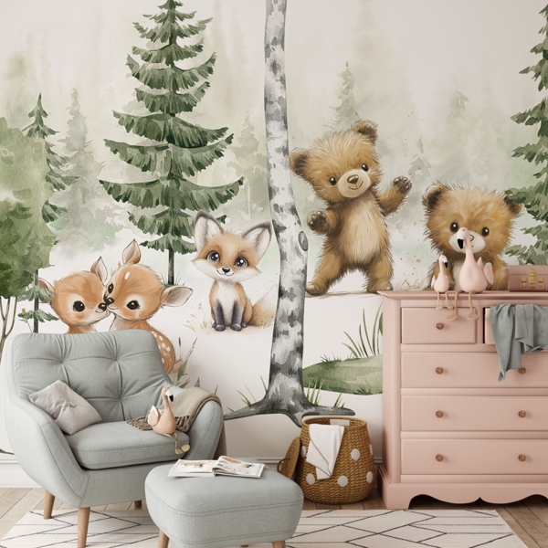 Fototapeten Waldmärchen über Freundschaft