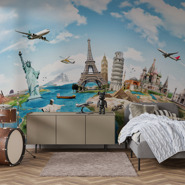 Fototapeten Reise um die Welt