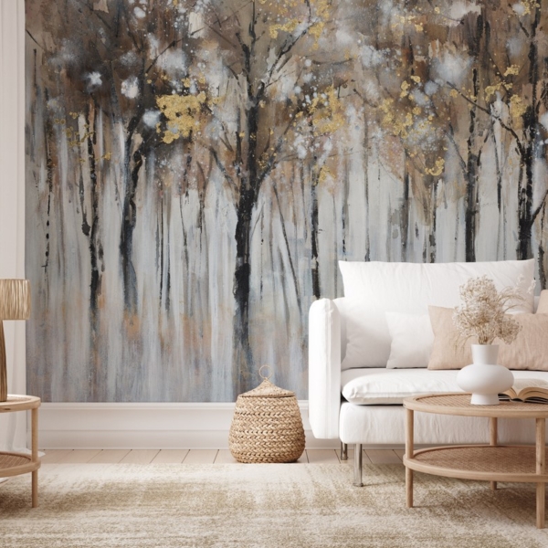 Fototapeten Stiller Wald