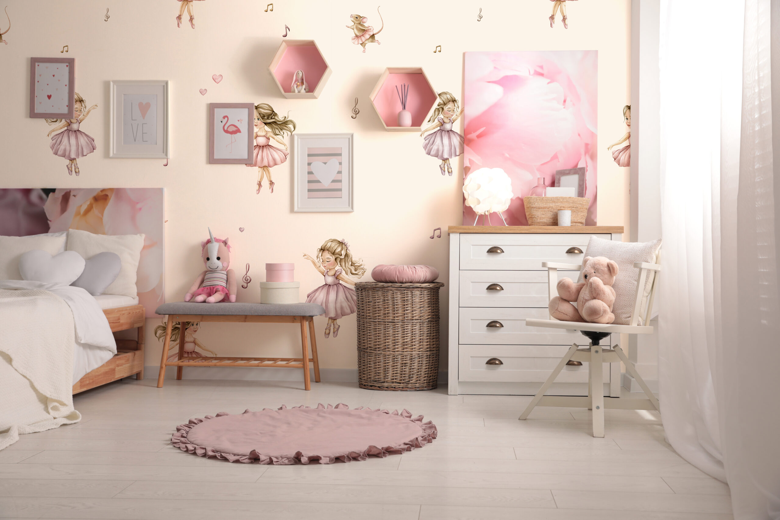 Fototapeten Kleine Ballerina
