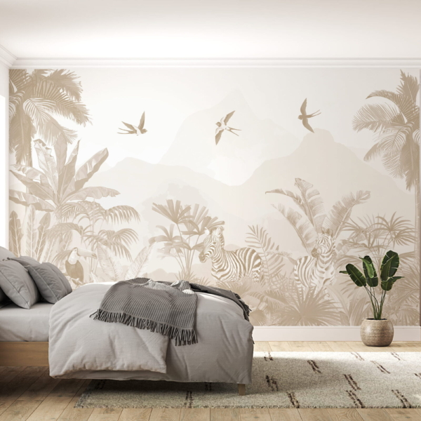 Fototapeten Flug über den tropischen Wald
