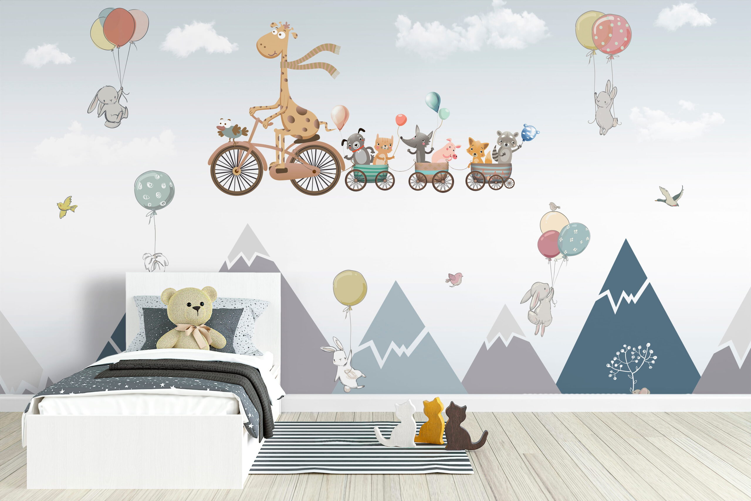 Fototapeten Das Animals on the Go Team