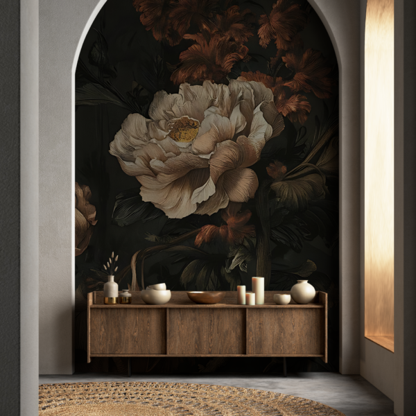 Fototapeten Barockpfingstrose