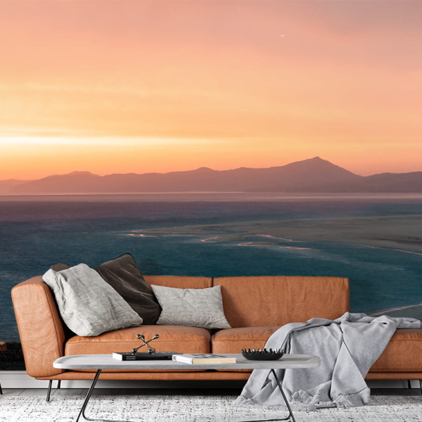 Fototapeten Ein ruhiger Horizont bei Sonnenuntergang