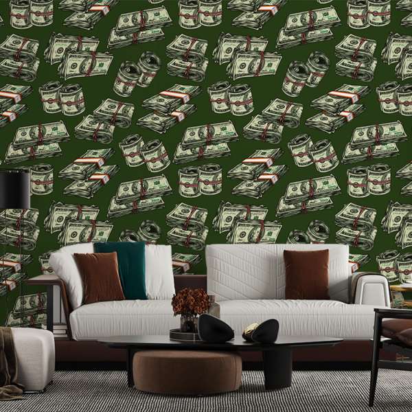 Fototapeten Dollar in Dateien