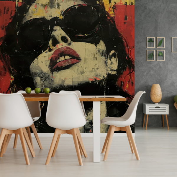 Fototapeten Pop-Art-Frau