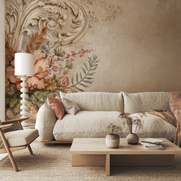 Fototapeten Barockblumen