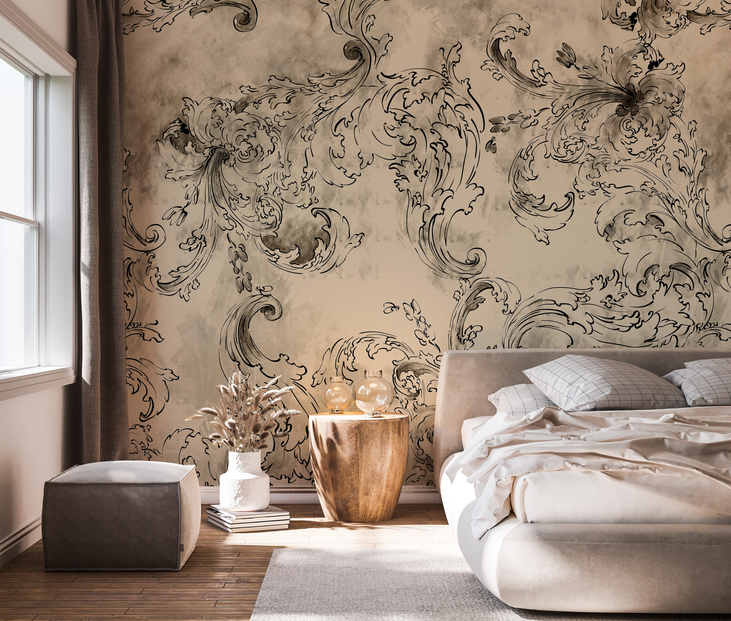 Fototapeten Shabby Chic Skizze