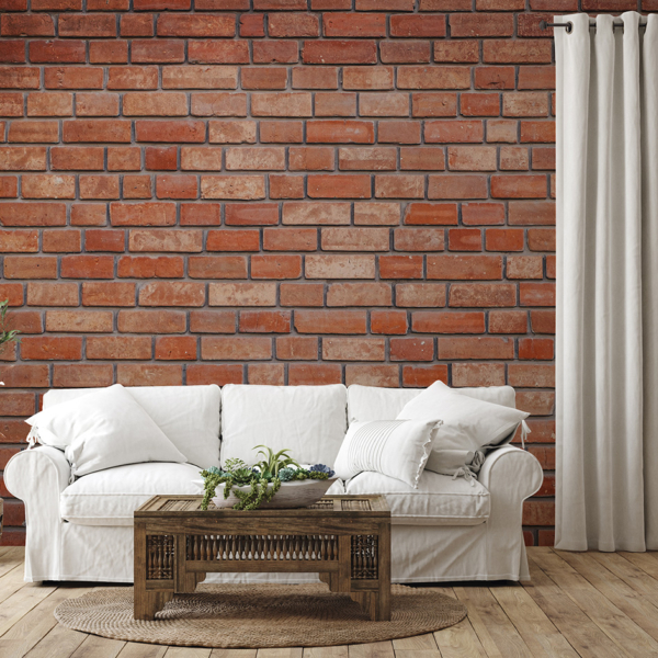 Fototapeten Naturziegel – eine realistische Wand