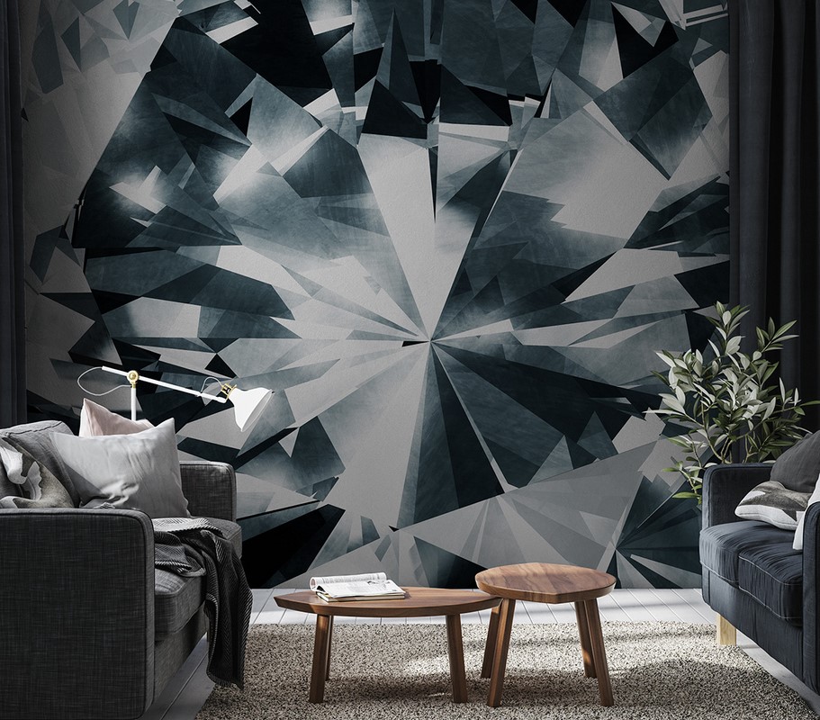 Fototapeten Diamantgeometrie