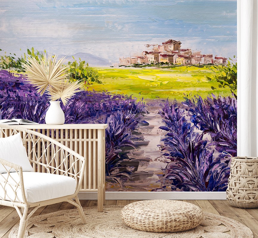 Fototapeten Lavendel in der Provence
