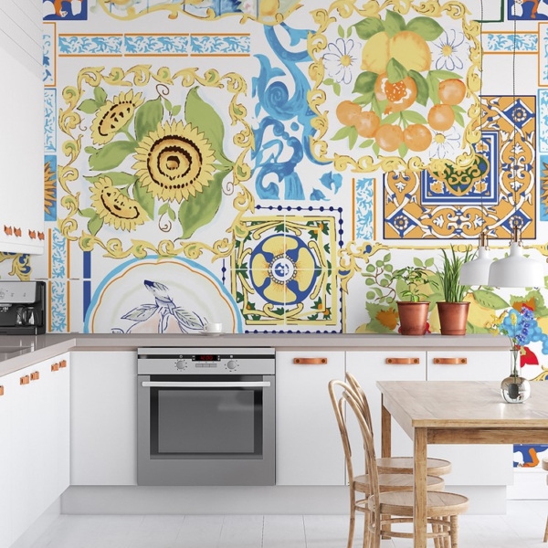 Fototapeten Fruchtmosaik