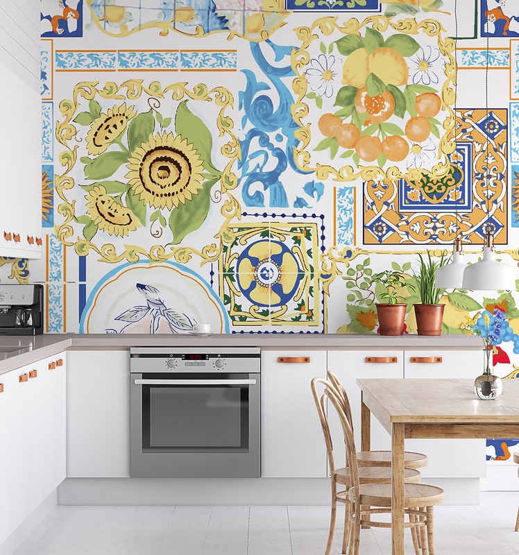 Fototapeten Fruchtmosaik