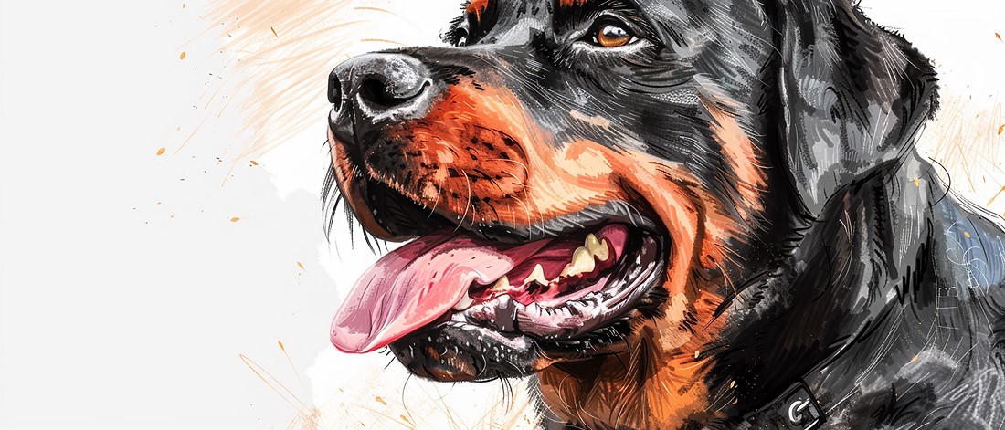 Fototapeta-Potezny-Rottweiler-569042187