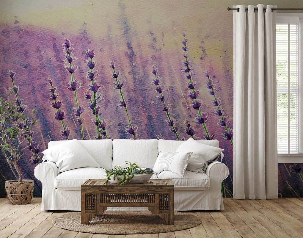 Fototapeten Provenzalischer Lavendel