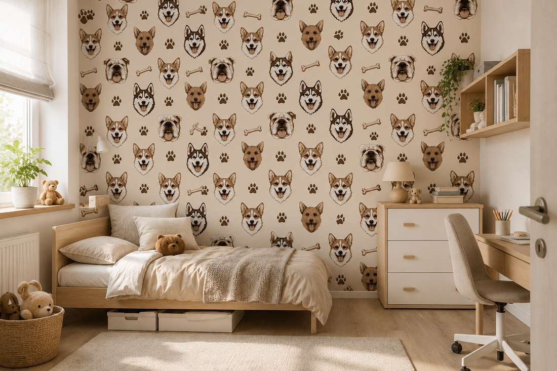 Fototapeten Hundegespann