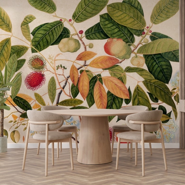 Fototapeten Rambutan und exotische Früchte