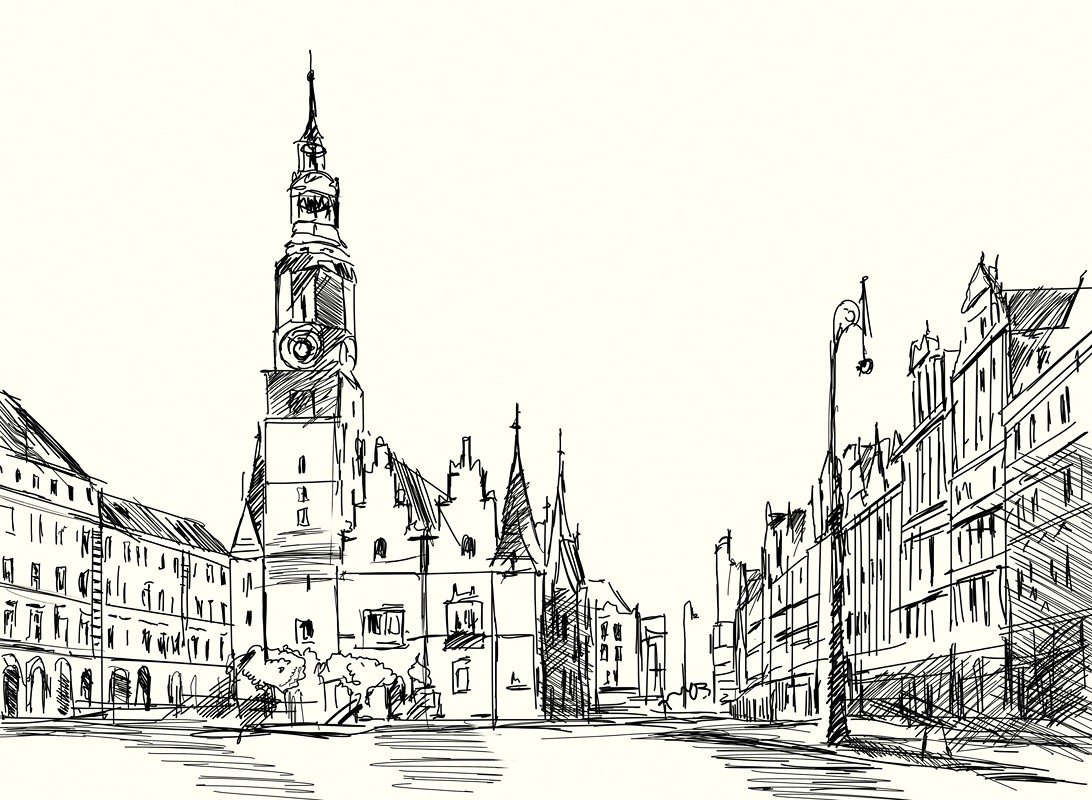 Fototapeta-Wroclaw-W-Szkicu-453519115