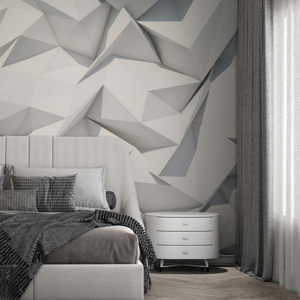 Fototapeten 3D-konvexe Wand
