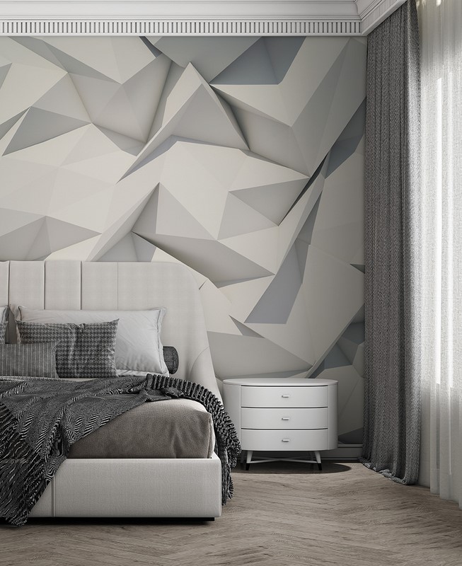 Fototapeten 3D-konvexe Wand