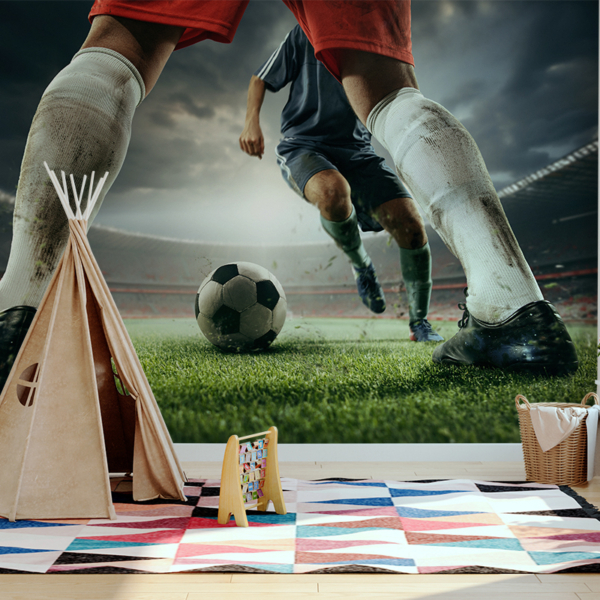 Fototapeten Fußball im Stadion