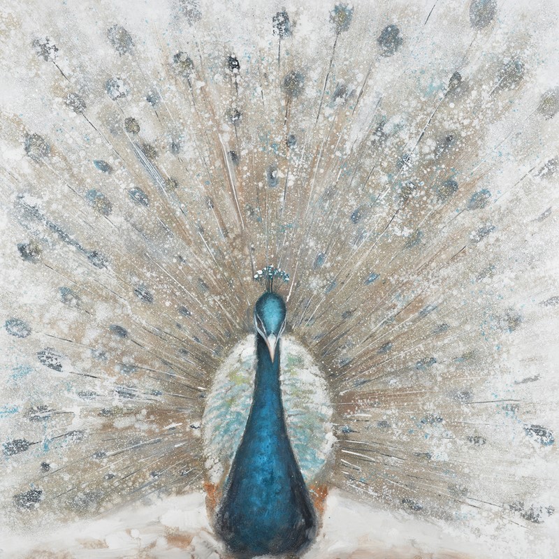 Impression,Painting,,Peacock,,Feathers,,Animals,,Three-dimensional,Texture,,Background,Wallpaper,,Acrylic